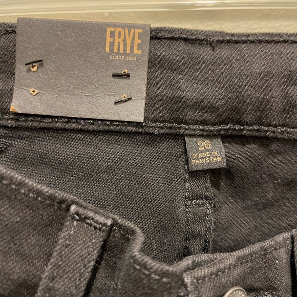 Frye Addie Skinny black jeans 26 - Picture 5 of 9